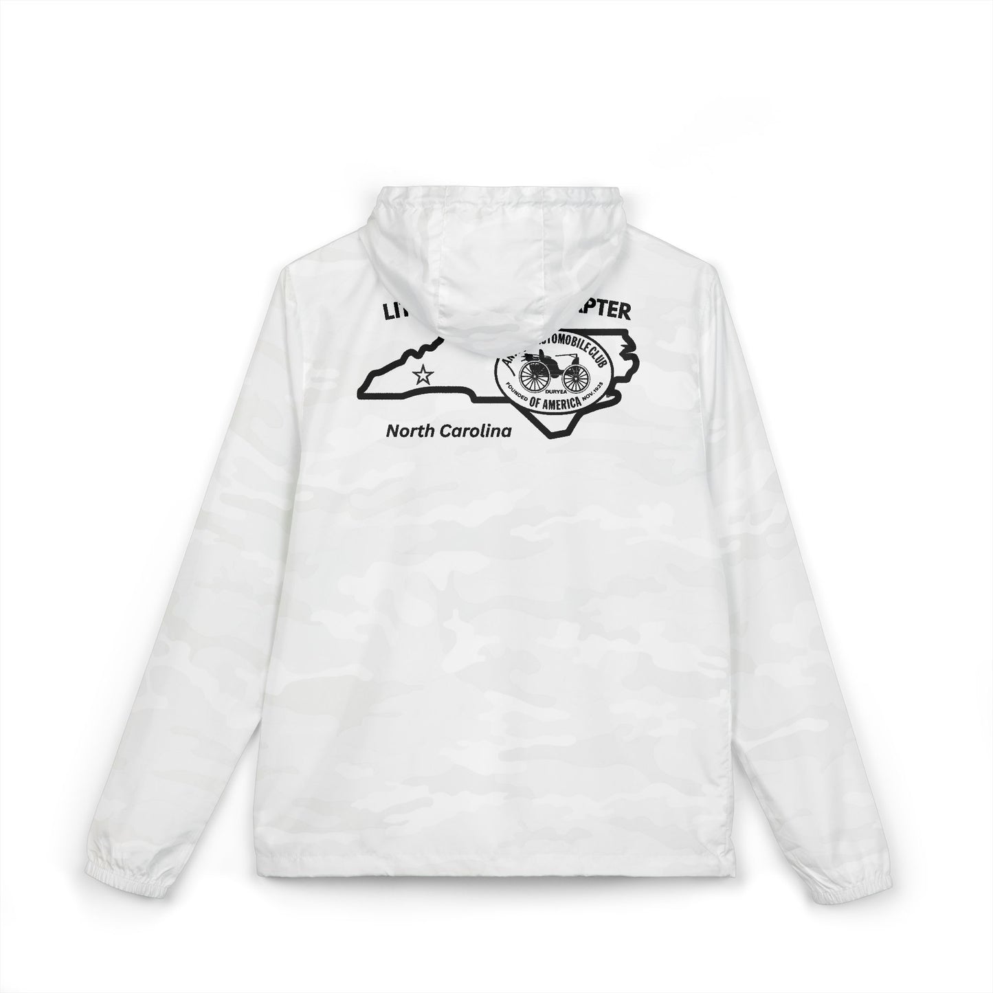 Little Detroit Chapter AACA Windbreaker Jacket — Front and Back Logos