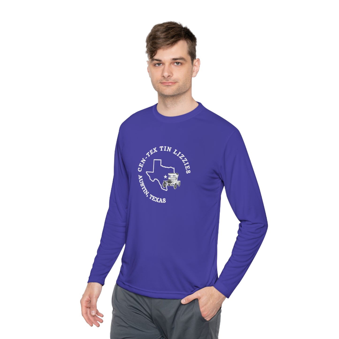 Cen-Tex Tin Lizzies (front and back logo) Unisex Lightweight Long Sleeve Tee