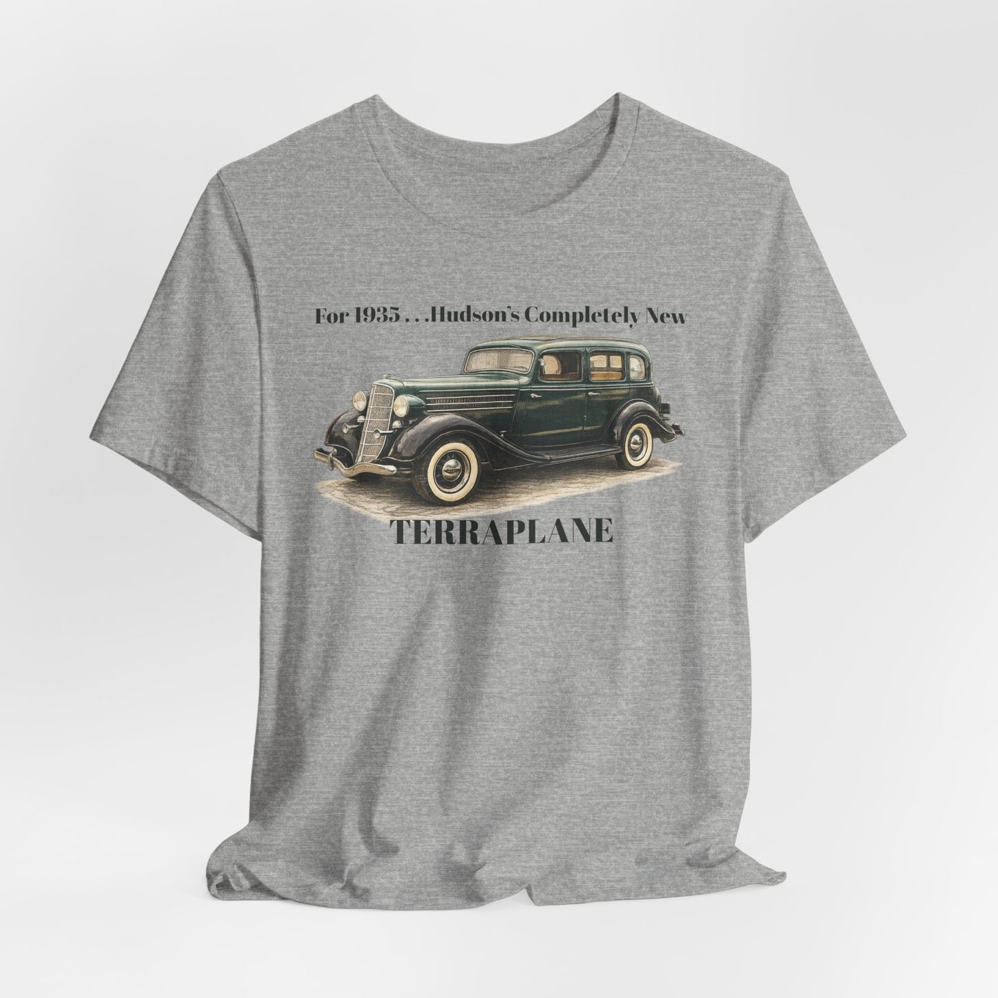 1935 Hudson Terraplane Classic Auto T‑Shirt Tee – Unisex Jersey Short Sleeve Tee (BJ)