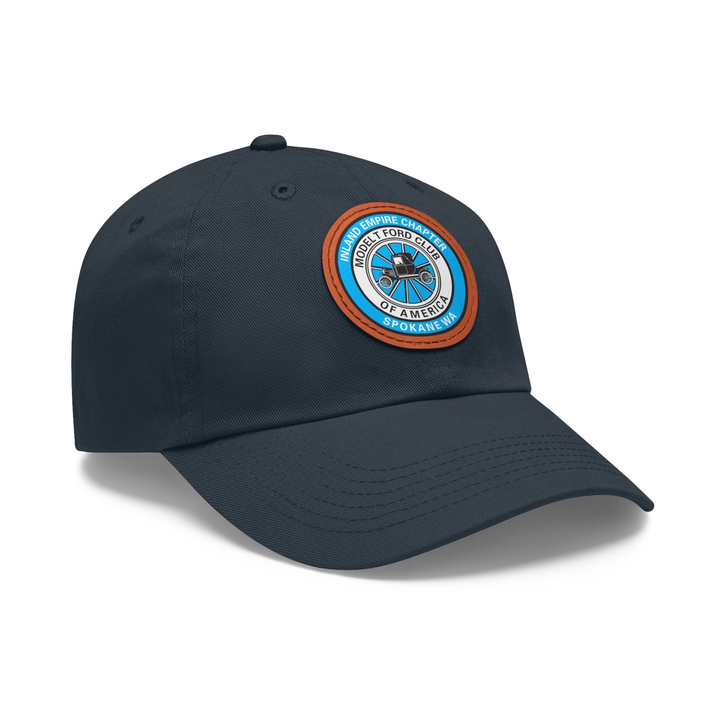 Inland Empire Chapter MTFCA Dad Hat with Leather Patch (Round)