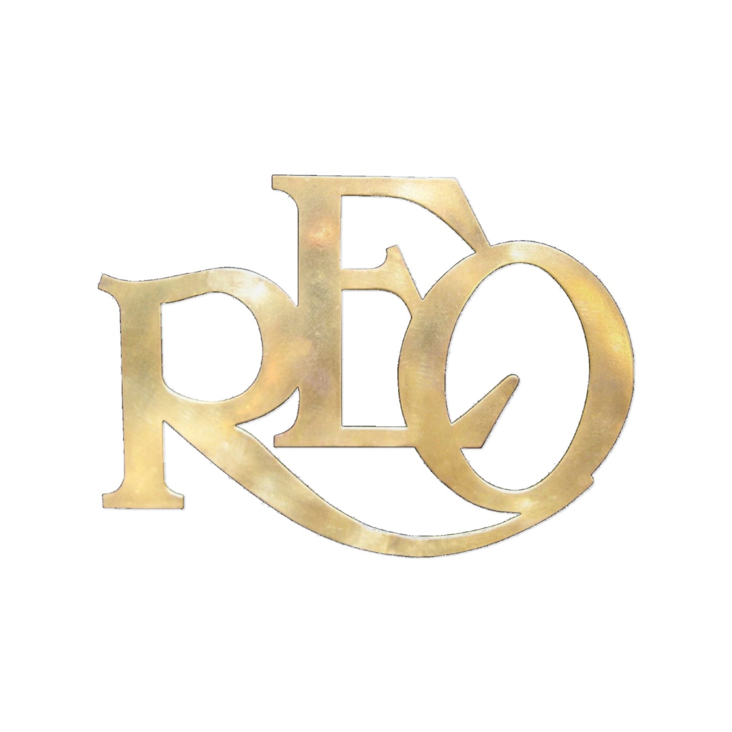 Gold Foil REO Die-Cut Sticker — Looks great on your car trailer!