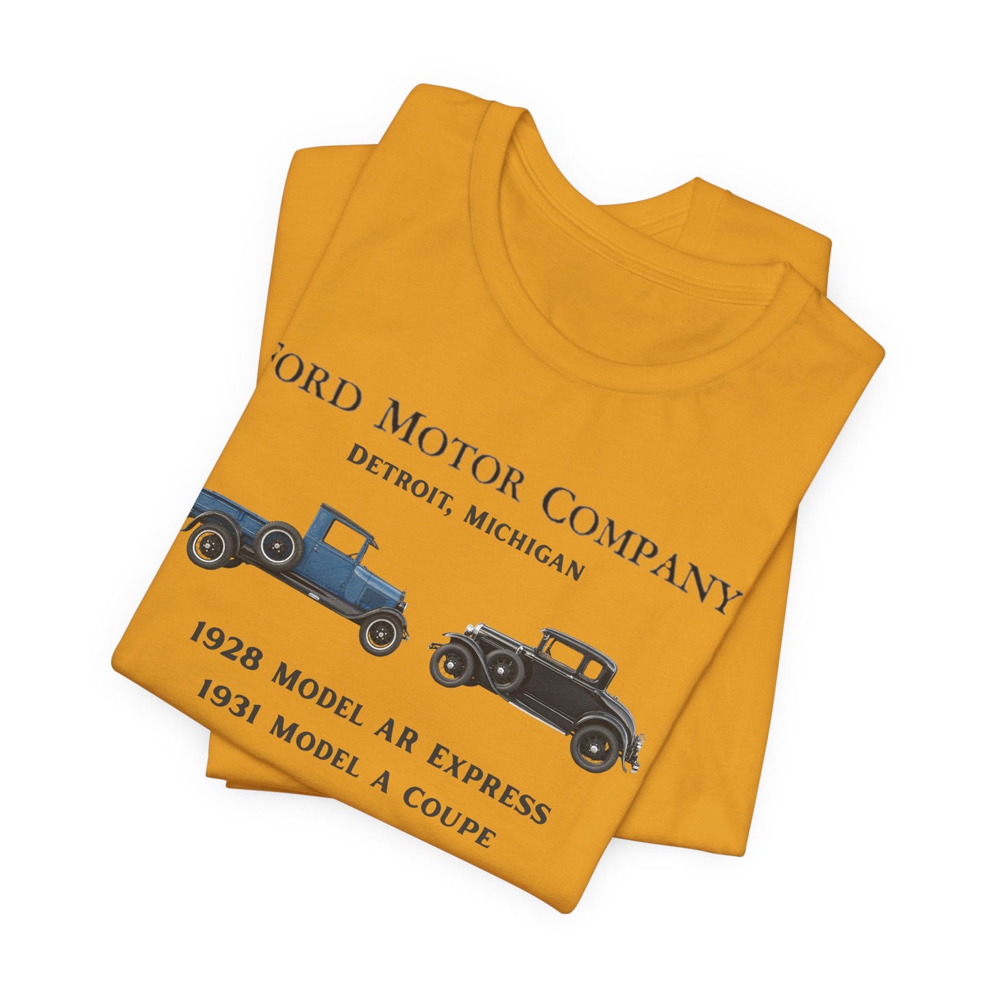 1928 Model AR & 1931 Coupe Classic Car T-Shirt (RBS)