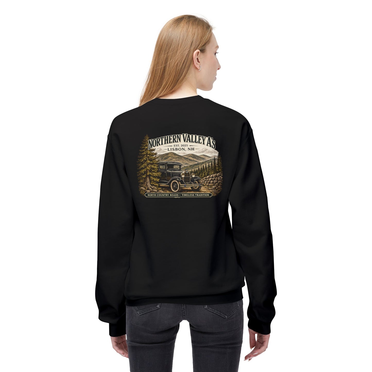 Northern Valley A's Vintage Crewneck Sweatshirt