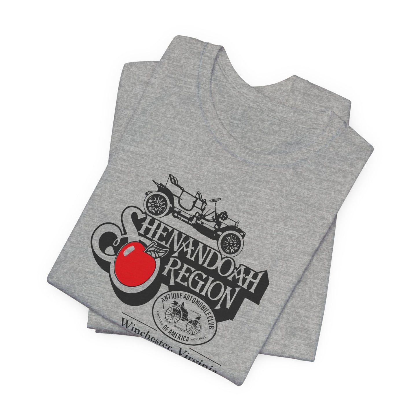 Shenandoah Region AACA Winchester VA Tee — Large Front Logo
