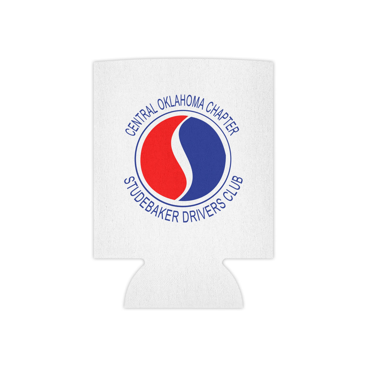 Central Oklahoma Chapter Studebaker Drivers Club Can Cooler - Central Oklahoma Chapter Logo Koozie