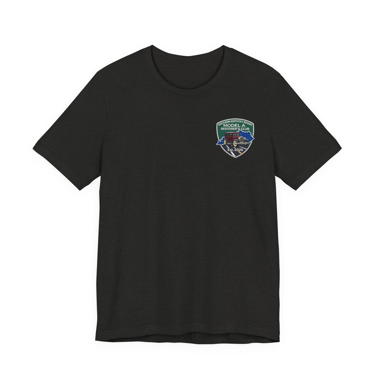 Southern Kentucky Region Model A Restorer's Club T‑Shirt — Front and Back Logos Unisex Jersey Short Sleeve Tee