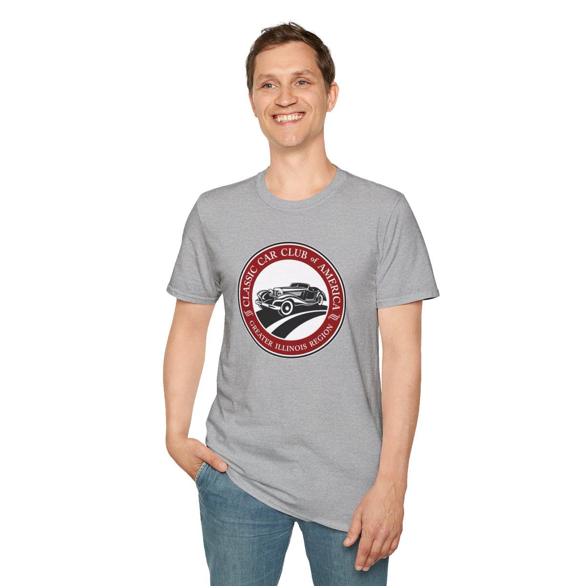 Classic Car Club of America Greater Illinois Region T-Shirt - Unisex Softstyle T-Shirt