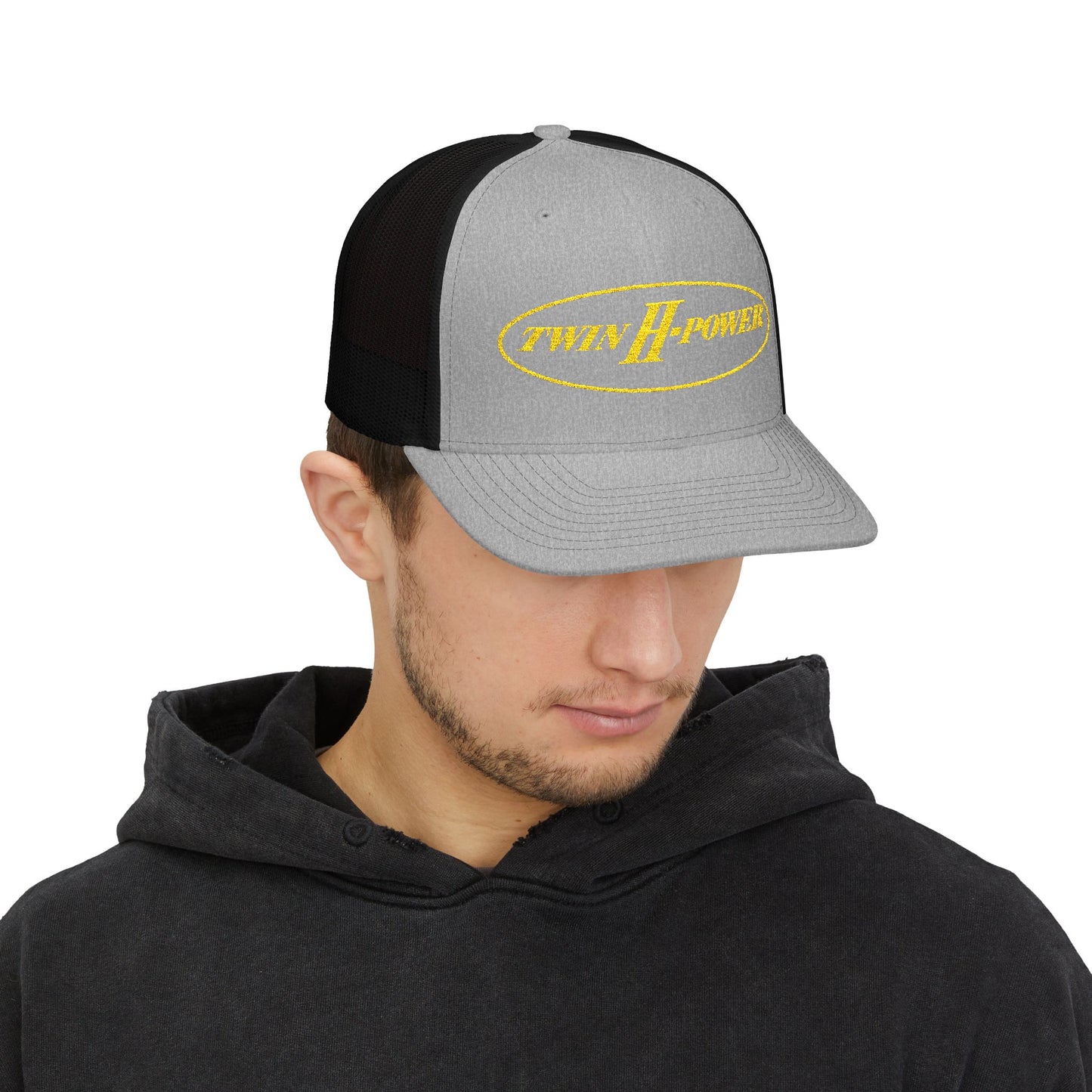 Twin H-Power Embroidered Richardson 112 Trucker Cap