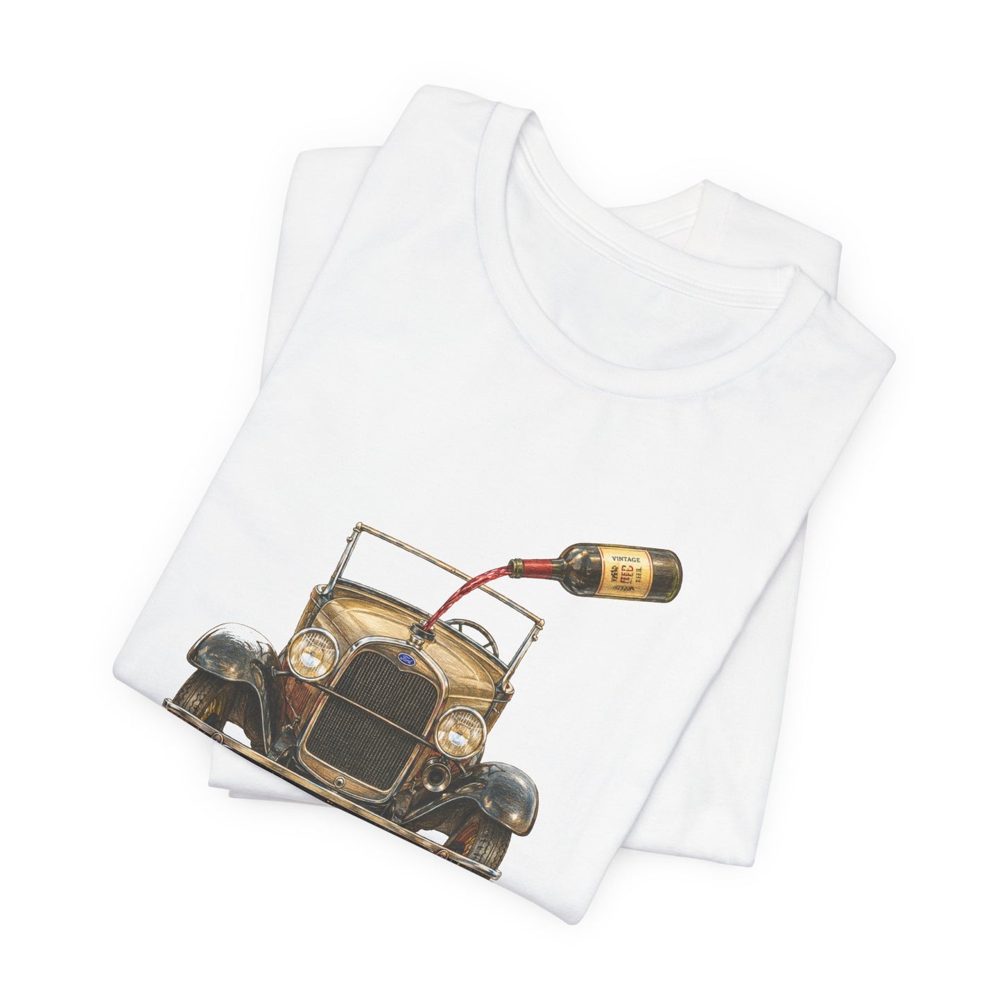 Napa Valley Vintage Car T-Shirt – Wine Pour Graphic Tee