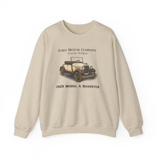 1929 Model A Ford Roadster Sweatshirt – 1929 Classic Car Crewneck