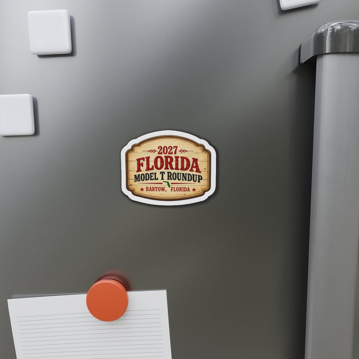 2027 Florida Model T Roundup Die-Cut Magnet