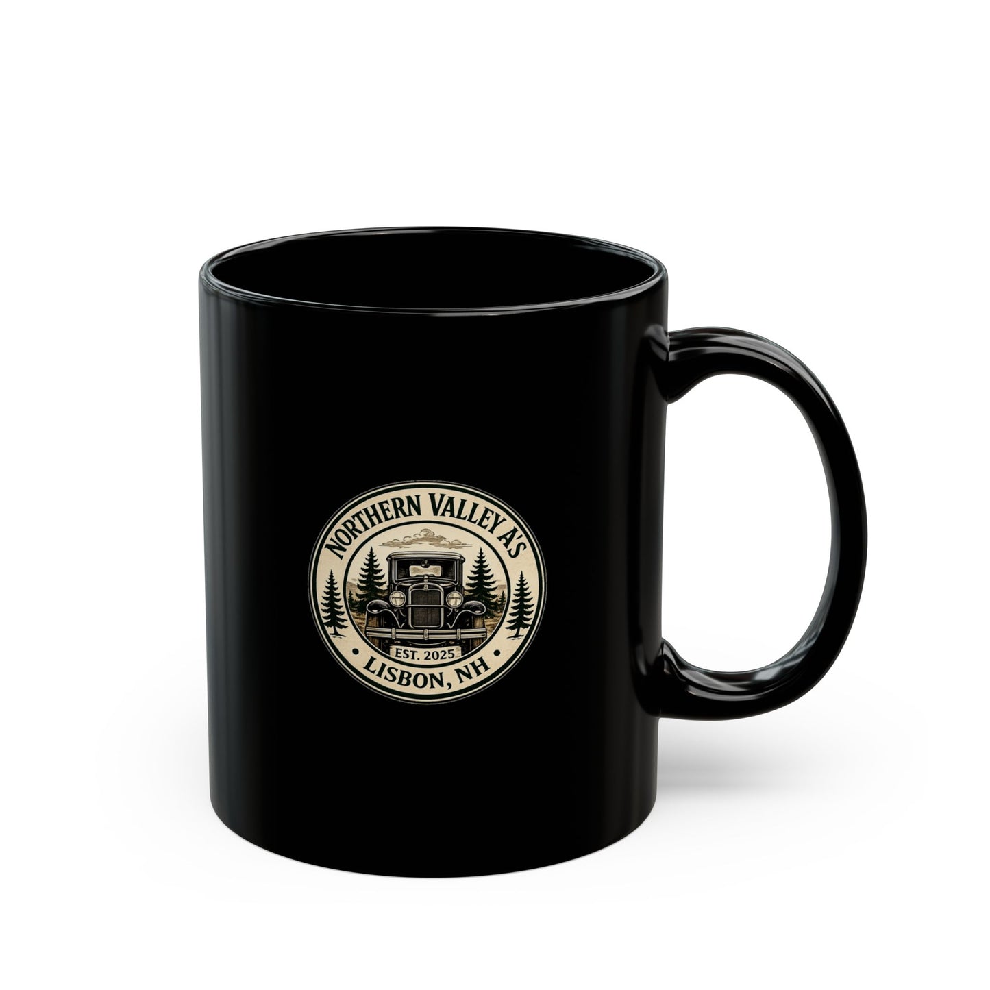 Northern Valley A's Lisbon, NH — Black Mug (11oz & 15oz)
