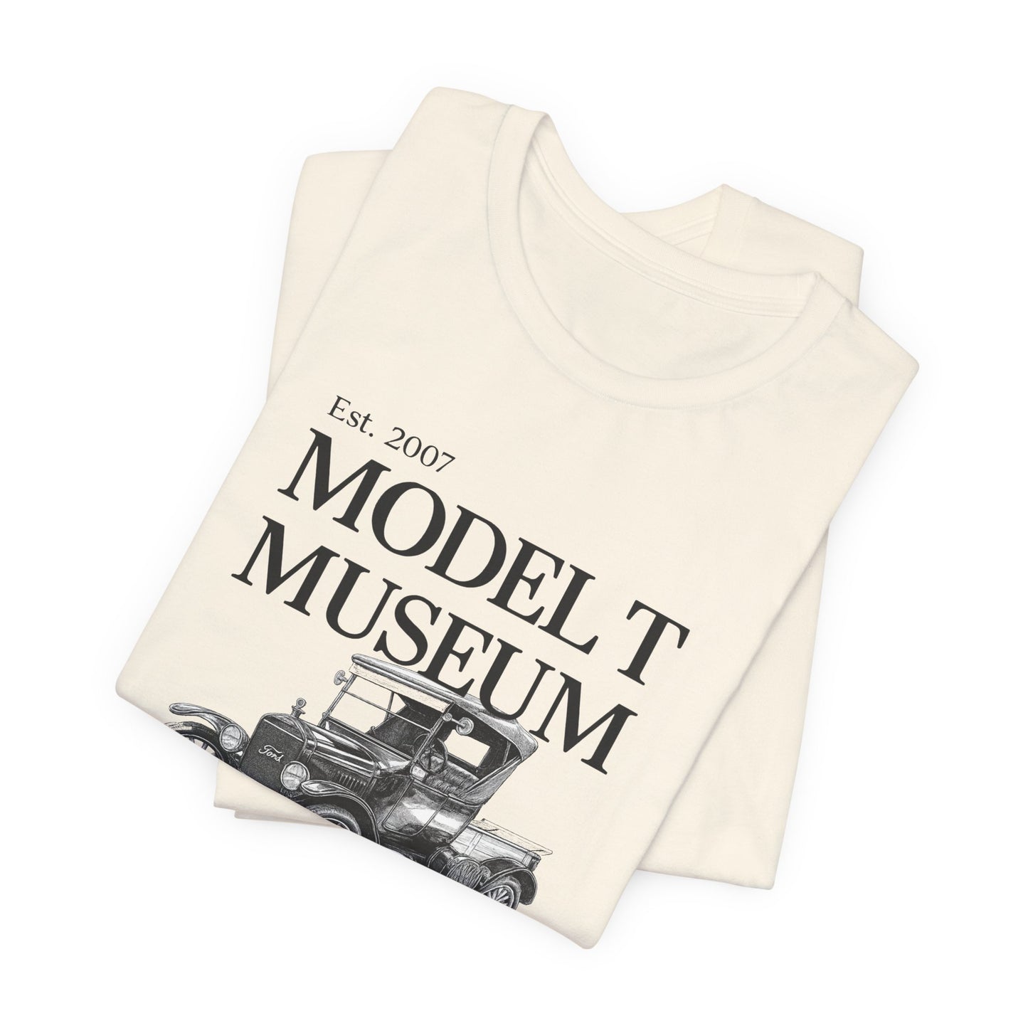 1925 Model T Pickup "Bradley" Museum Tee — Vintage Ford Model T Illustration (Richmond, Indiana)