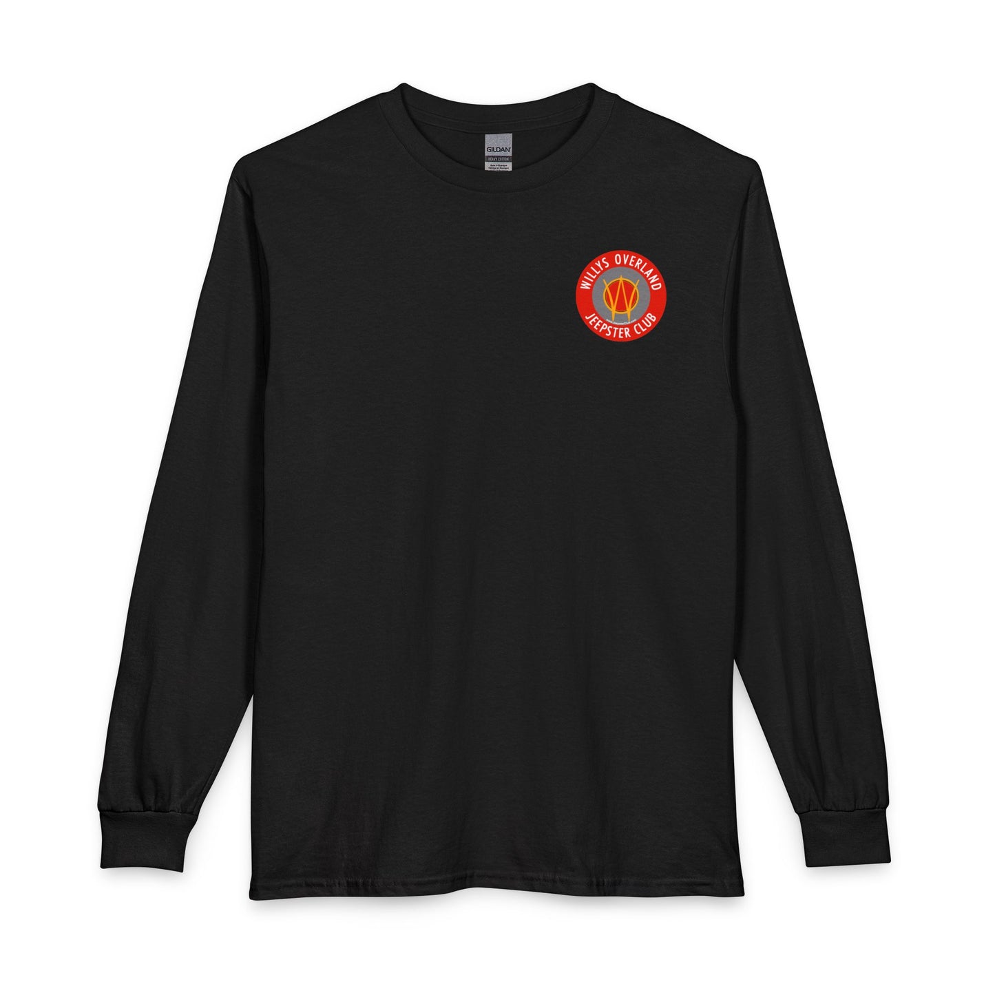 Willys Overland Jeepster Club Long Sleeve Tee - Front and Back Logos