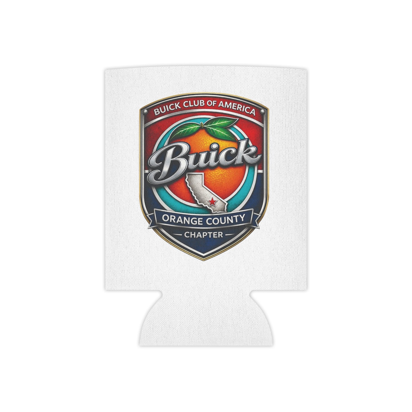 Buick Orange County Chapter Buick Club of America Can Cooler - Insulated Soda Koozie