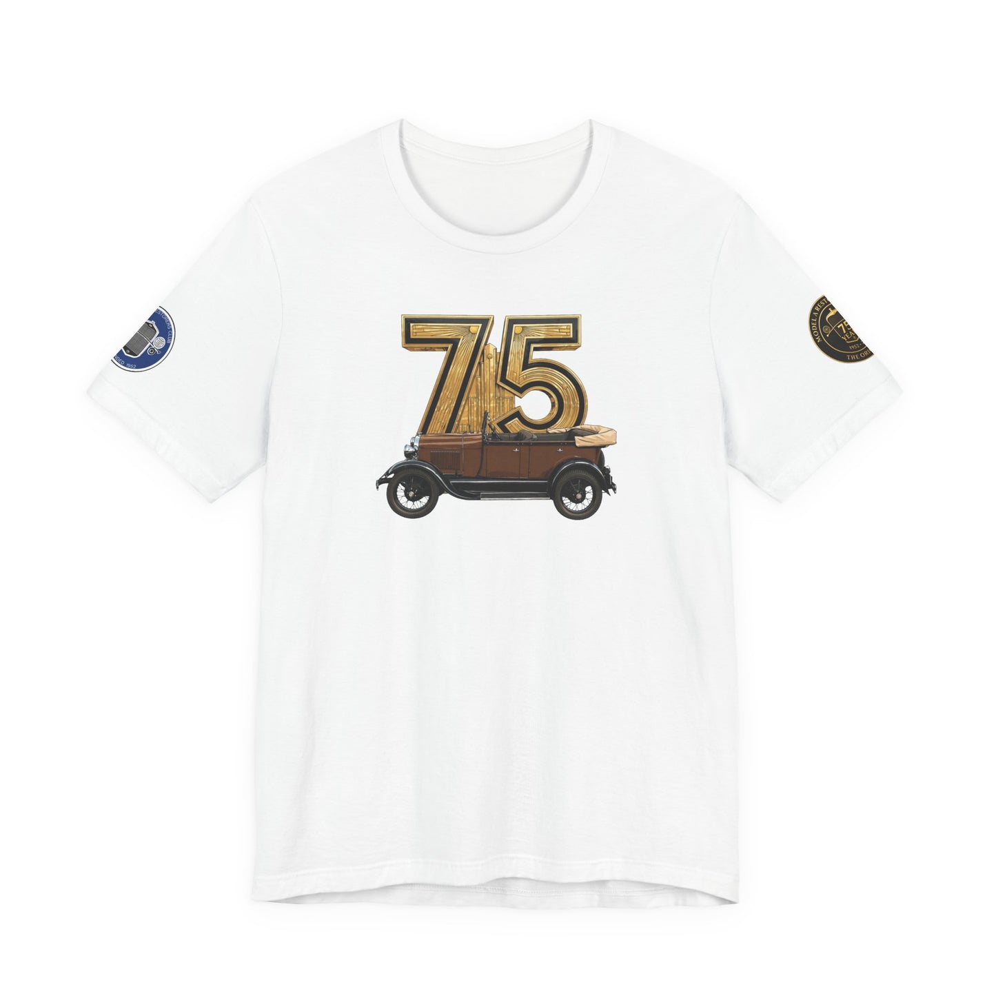 MARC 75th Anniversary Tee with Touring car and MARC logos on both sleeves