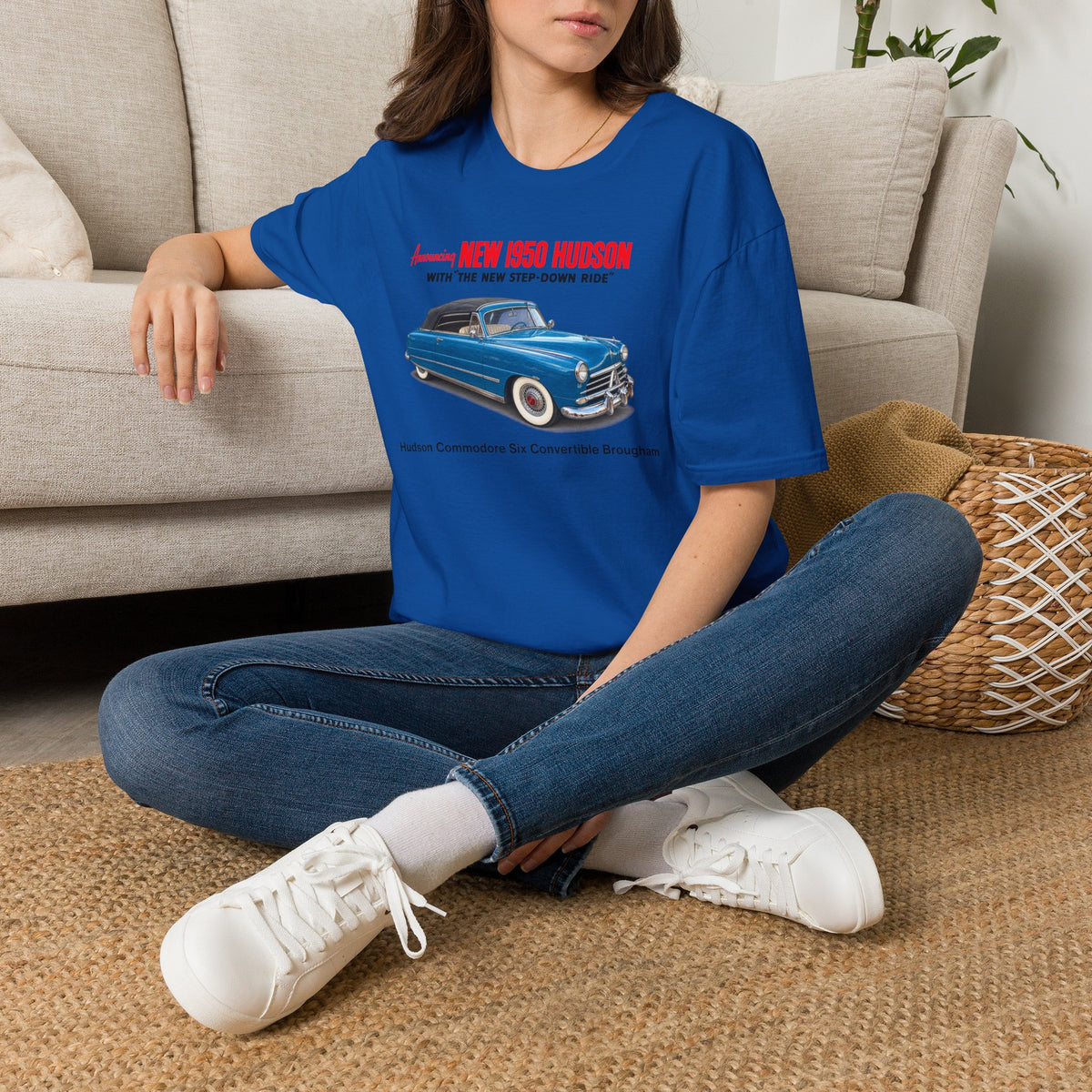 1950 Hudson Commodore Six Convertible Brougham Tee – Unisex Softstyle T-Shirt