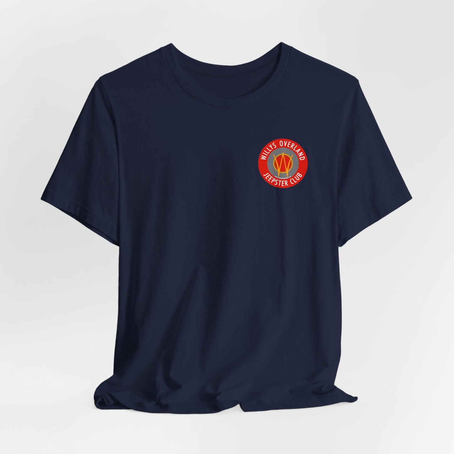 Willys Overland Jeepster Club T‑Shirt — Front and Back Logos