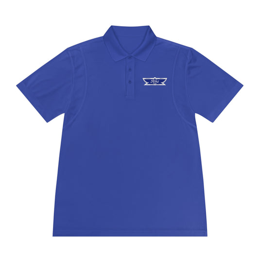 Foothills Model T Club Printed Men's Sport Polo Shirt – Front and Back Logos