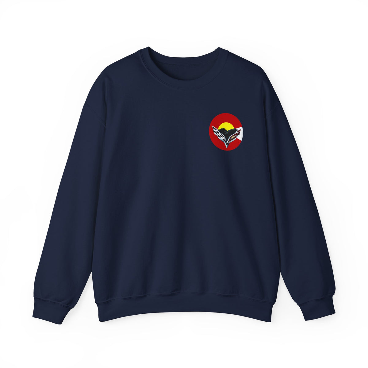 Central Colorado Corvette Club Screen Printed Sweatshirt – Unisex Heavy Blend™ Crewneck Sweatshirt