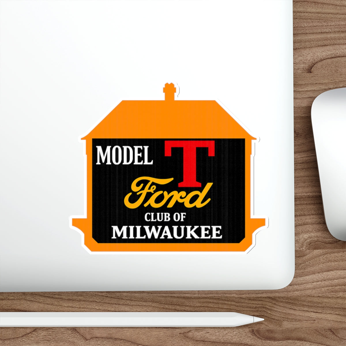 Greater Milwaukee Model T Ford Club Die-Cut Sticker — Great for Windshields!