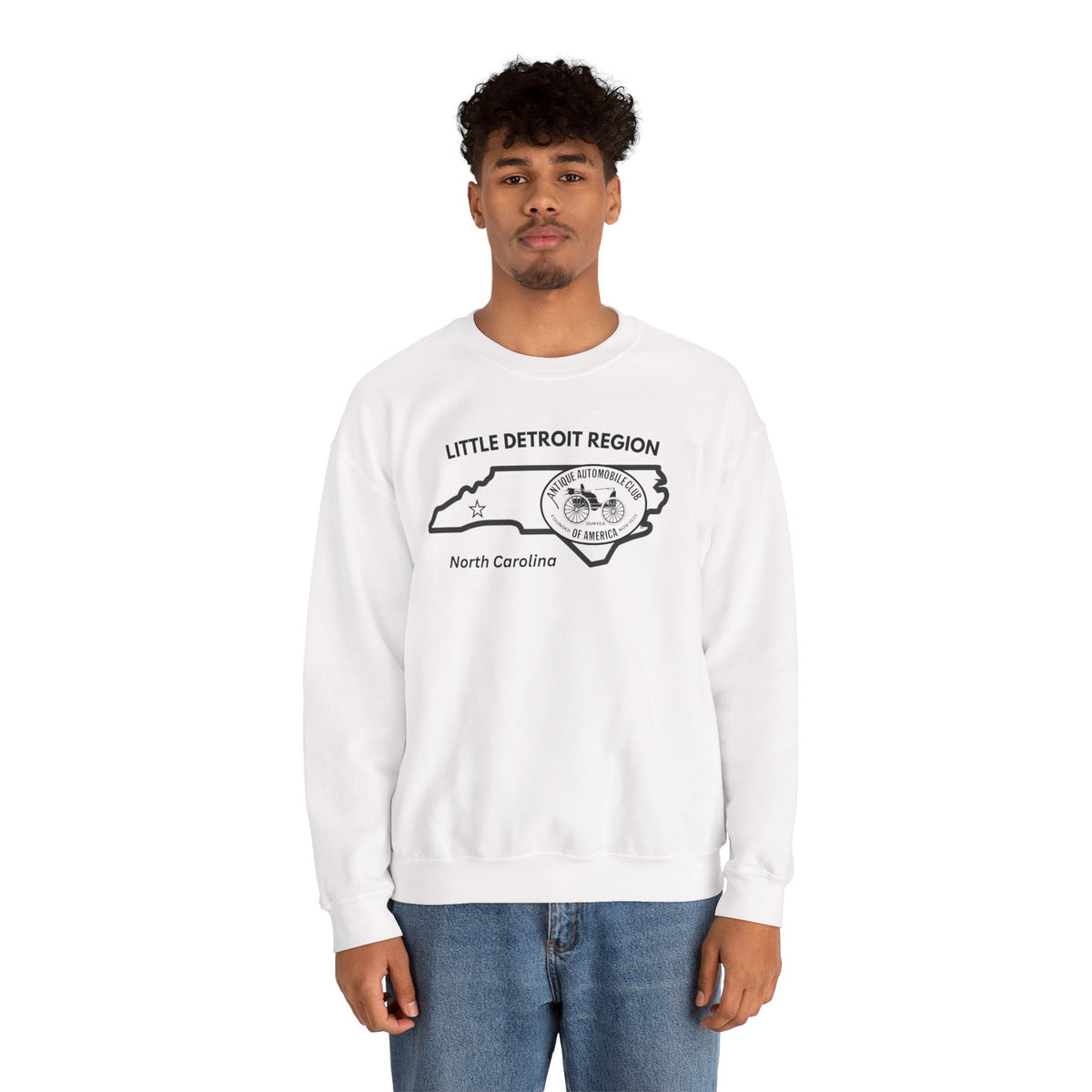 Little Detroit Region North Carolina Unisex Heavy Blend™ Crewneck Sweatshirt