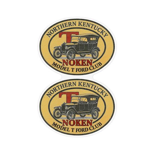 Northern Kentucky NOKEN Vintage Car or Trailer Magnets — Two Large Magnets approximately 12" x 18"