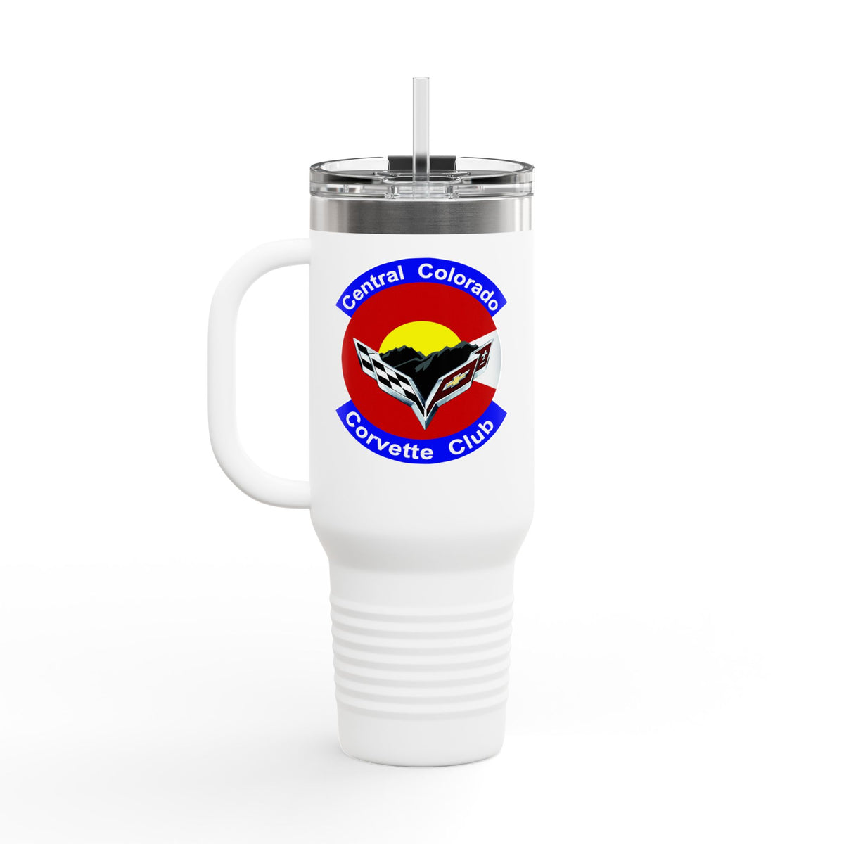 Central Colorado Corvette Club - Logo 40oz Insulated Travel Mug