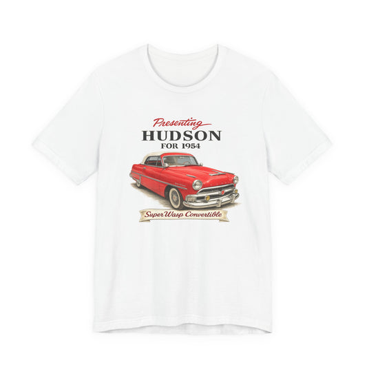 1954 Hudson Super Wasp Convertible Tee — Unisex Jersey Short Sleeve Tee (SFK)