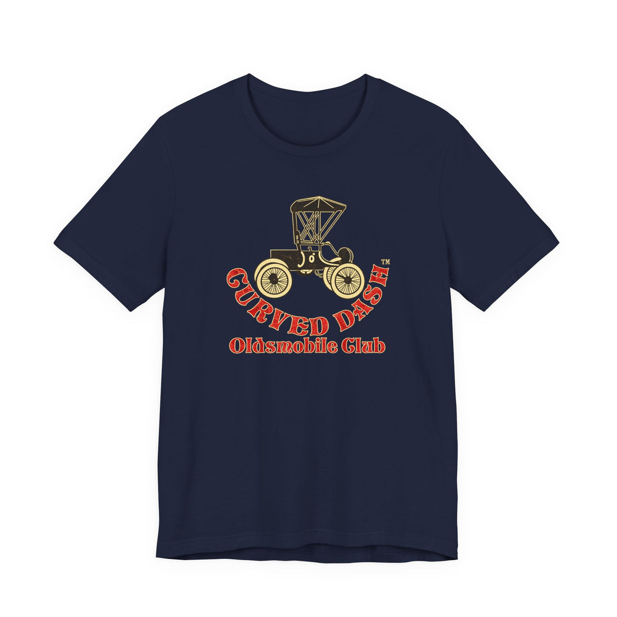 Curved Dash Oldsmobile Club T‑Shirt — Unisex Soft Short Sleeve Tee