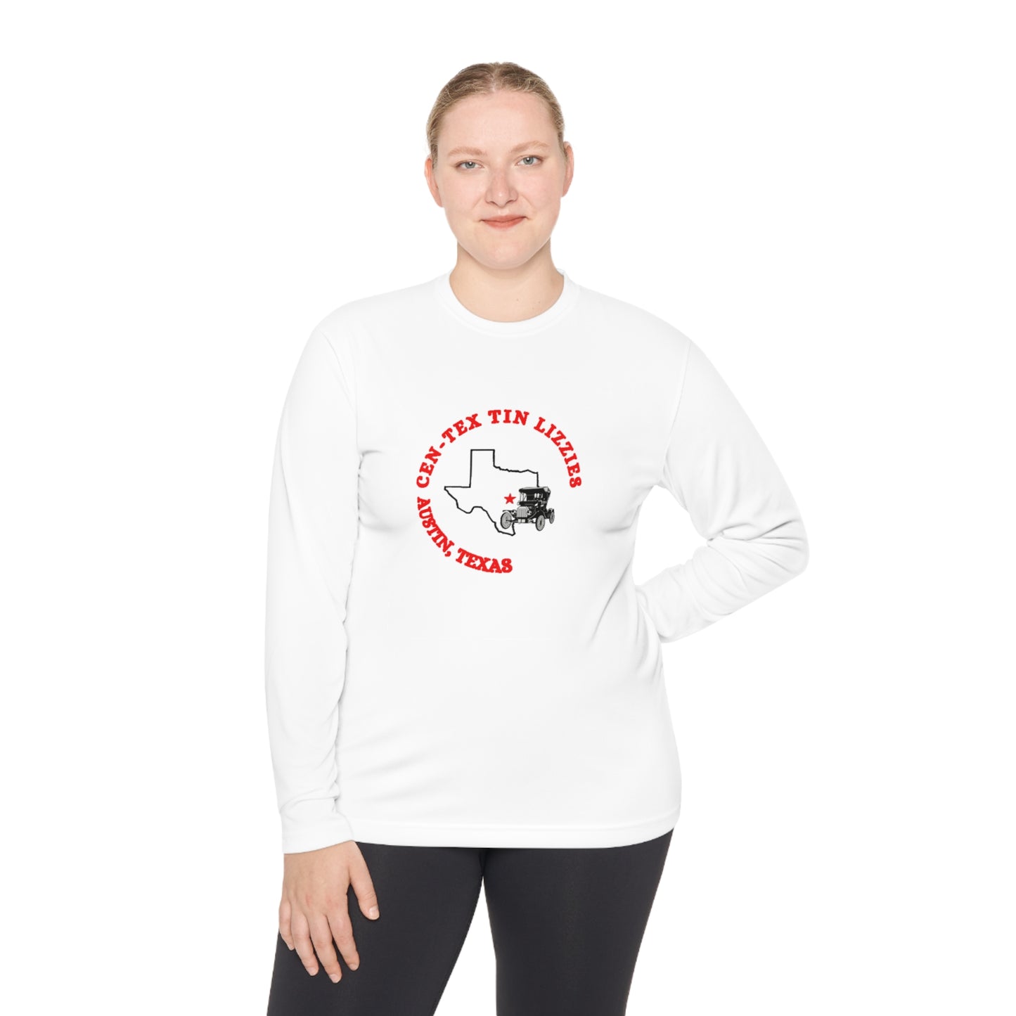 Cen-Tex Tin Lizzies (front and back logo) Unisex Lightweight Long Sleeve Tee