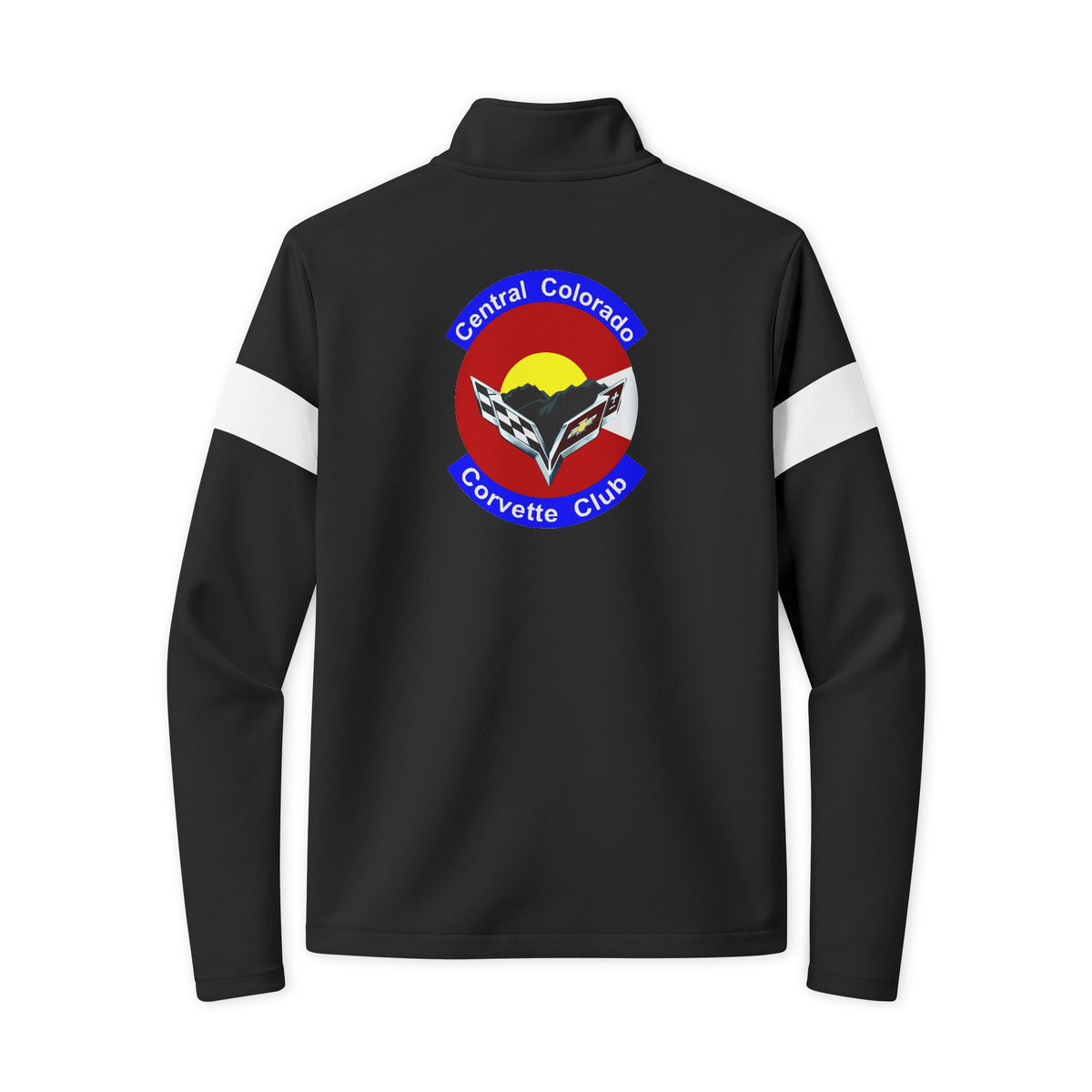 Central Colorado Corvette Club Full-Zip Jacket — Printed Direct to Film with Front and Back Logos