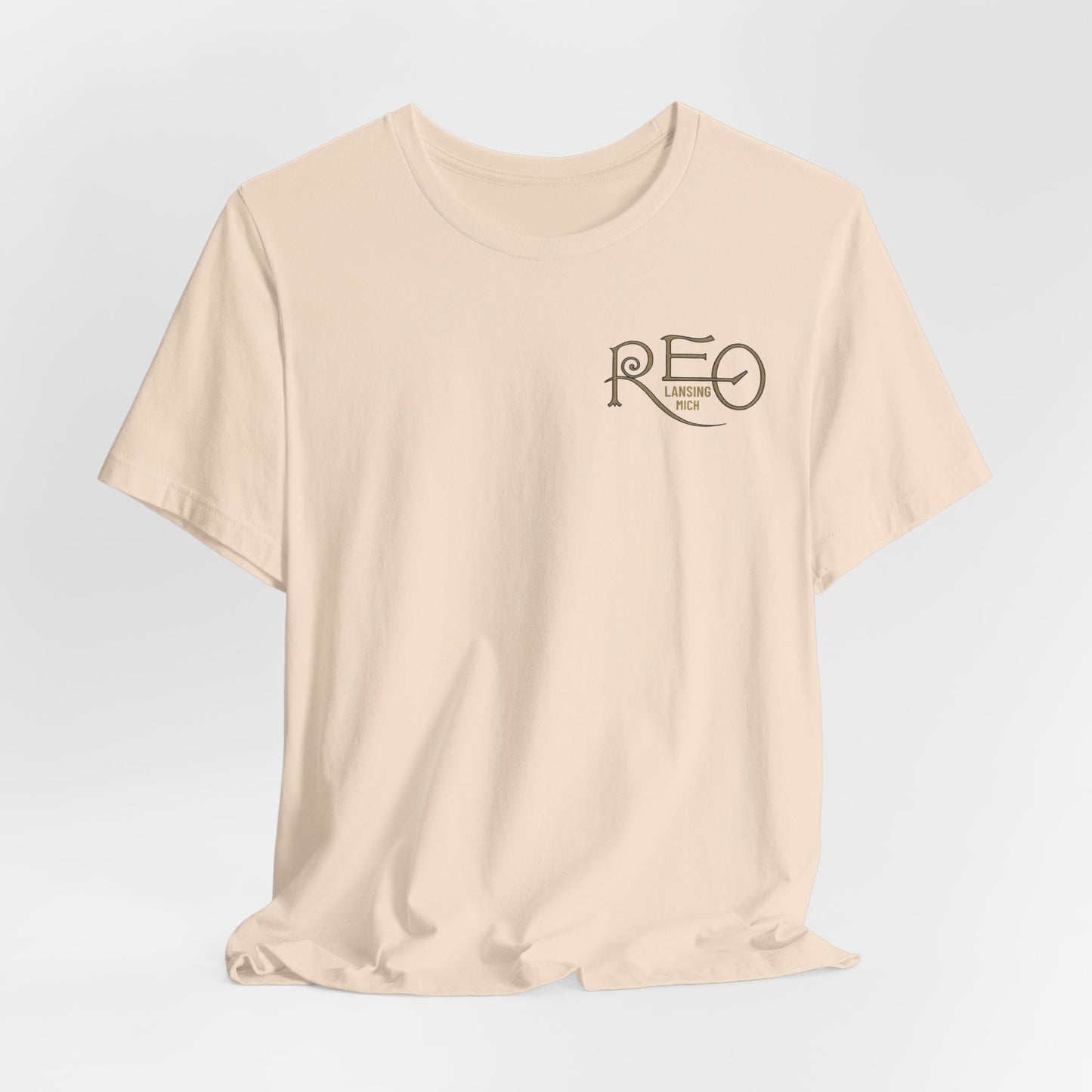 REO Motor Car Co. Vintage Car T-Shirt - Front and Back Images