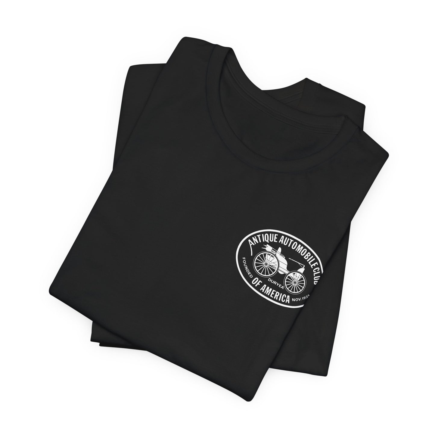 Shenandoah Region AACA Tee — Small AACA Front Logo and Large Shenandoah Region AACA Back Logo