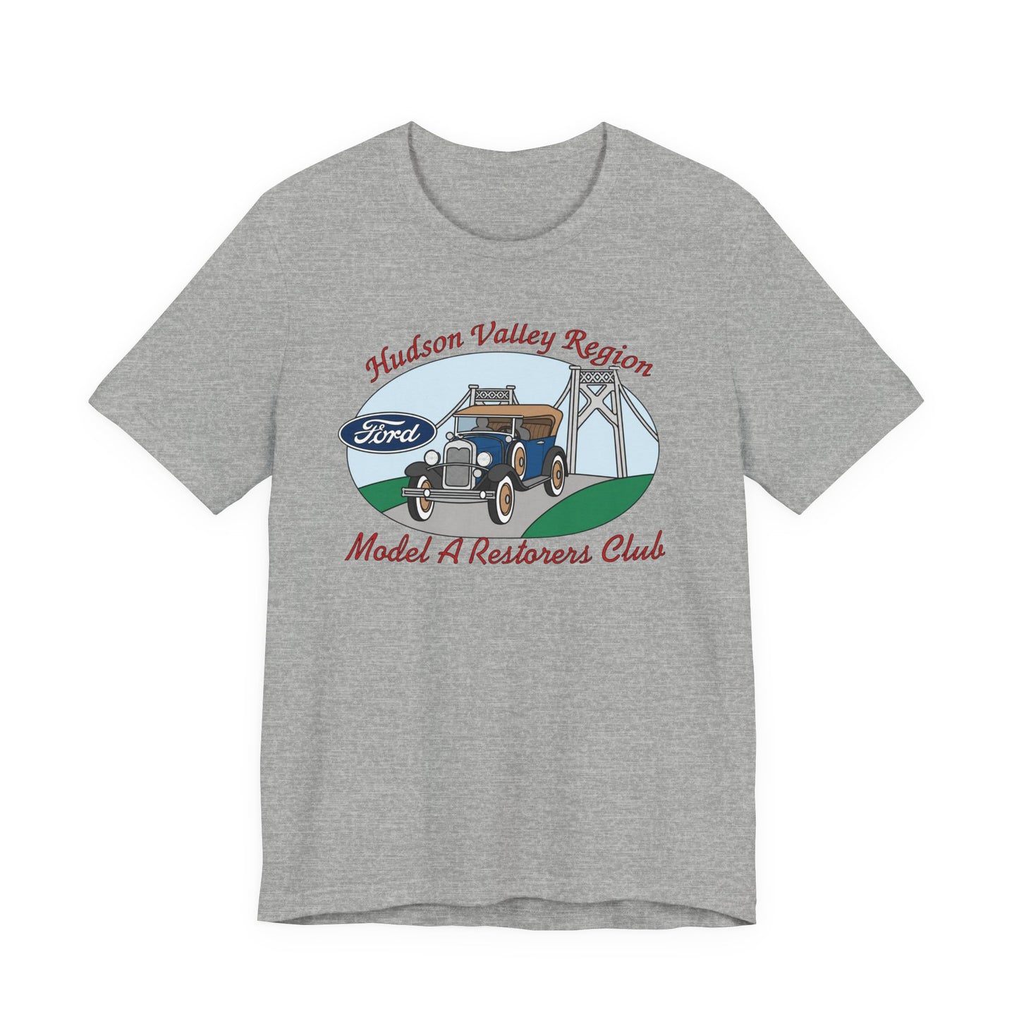 Hudson Valley Region Model A Restorers Club T‑Shirt — Hudson Valley Region Vintage Ford Tee