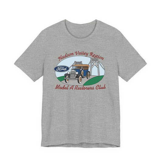 Hudson Valley Region Model A Restorers Club T‑Shirt — Hudson Valley Region Vintage Ford Tee