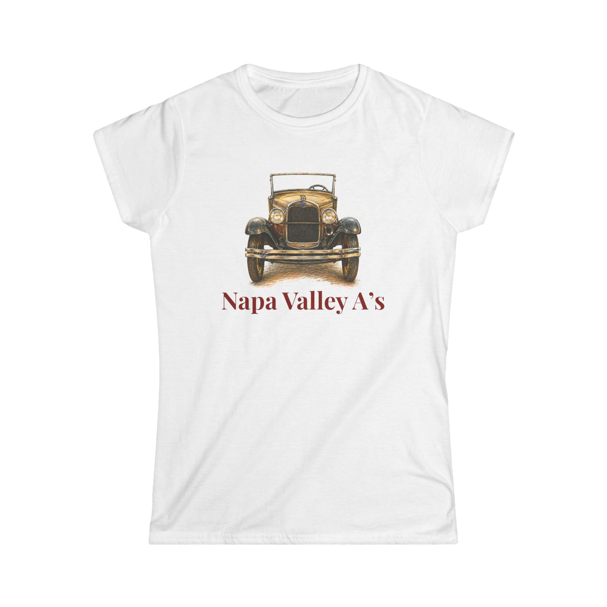 Napa Valley A's Women's Softstyle Short Sleeve Shirt