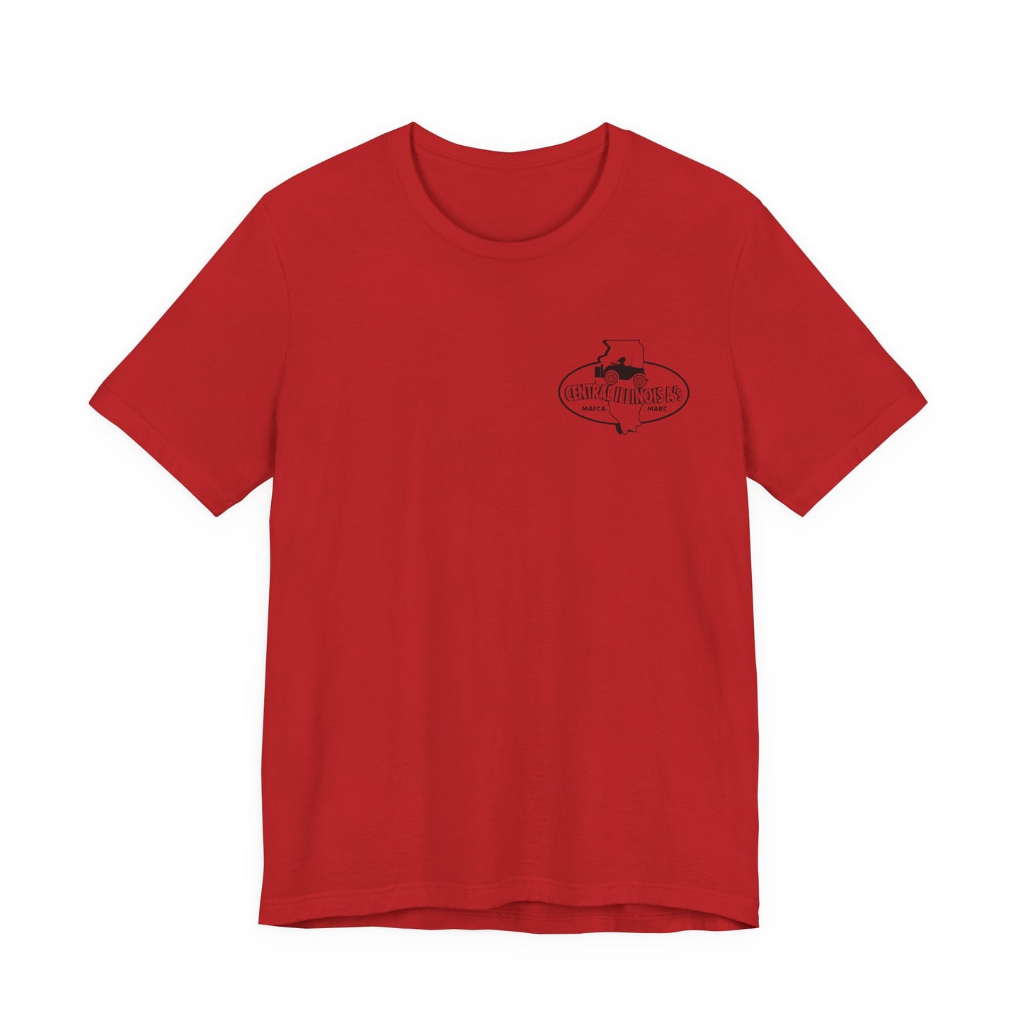 Central Illinois A's Small Logo T-Shirt — Unisex Jersey Short Sleeve Tee