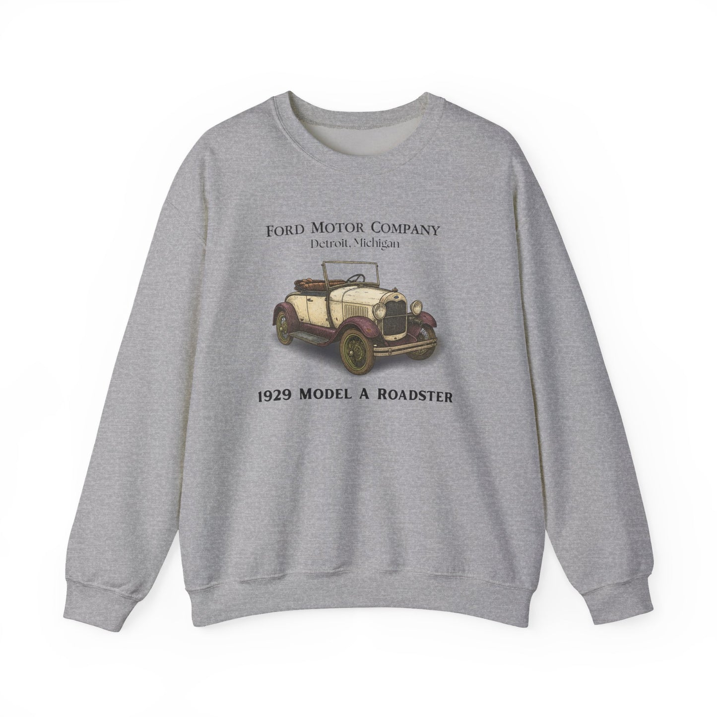 1929 Model A Ford Roadster Sweatshirt – 1929 Classic Car Crewneck