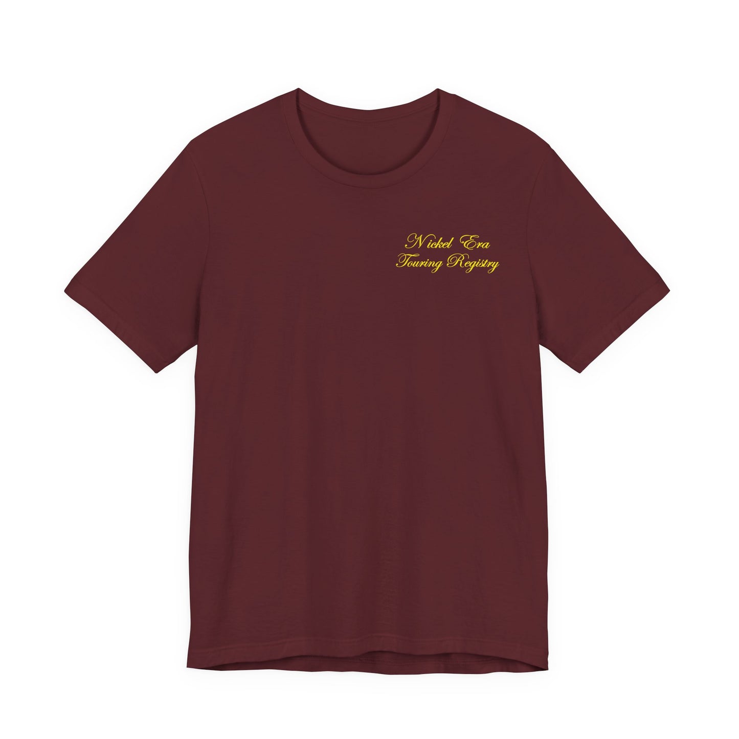 Nickel Era Touring Registry Chest Tee - Casual Cotton T-Shirt