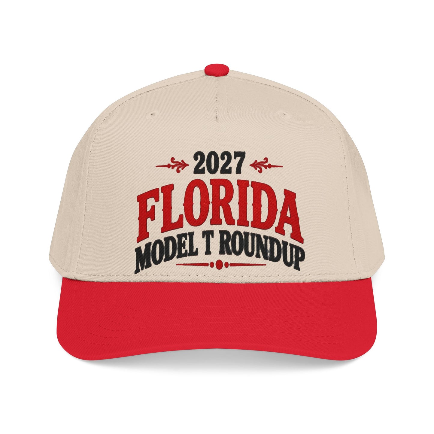 Florida Model T Roundup 2027 Printed Baseball Cap
