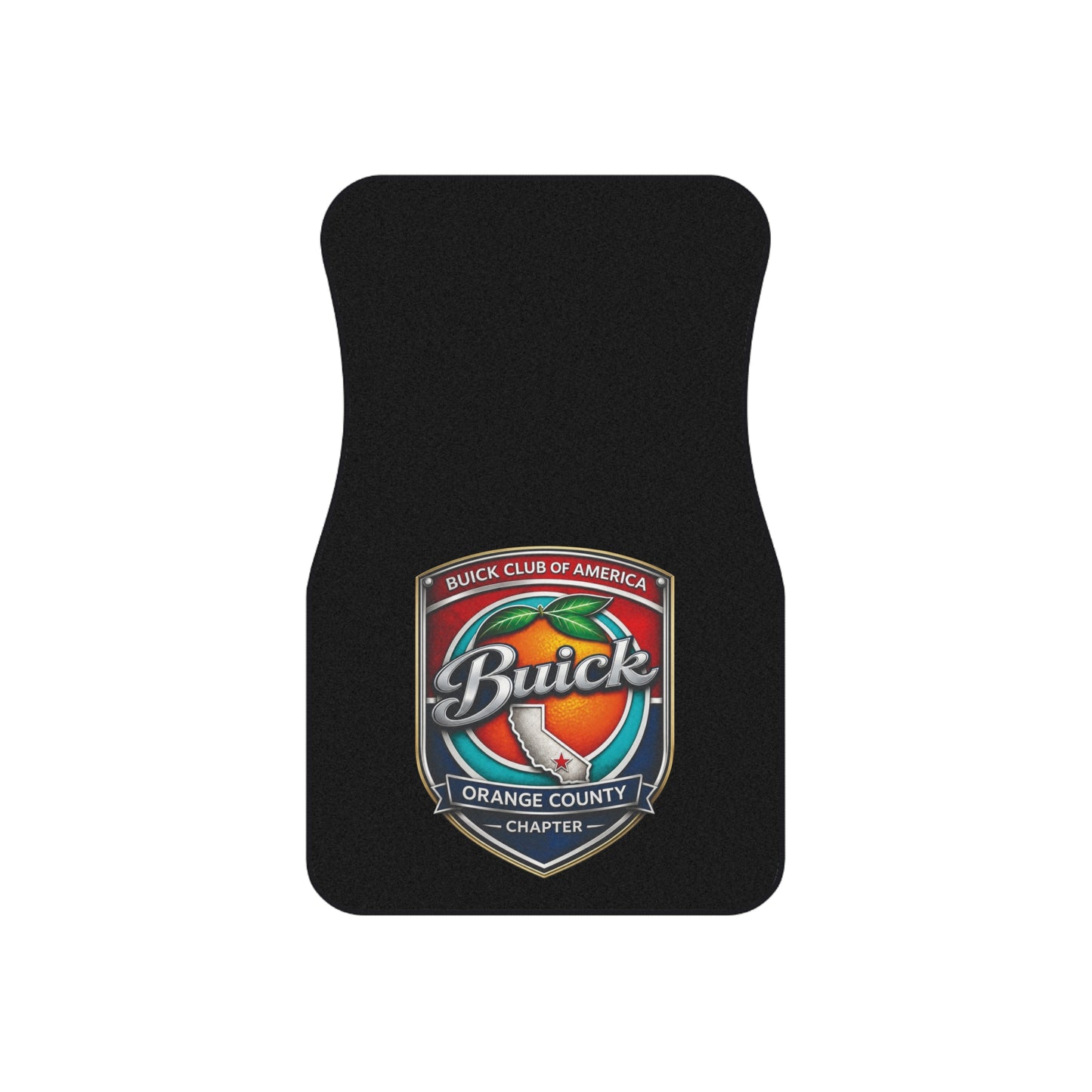 Buick Orange County Chapter Buick Club of America Logo Car Floor Mats (Set of 4)