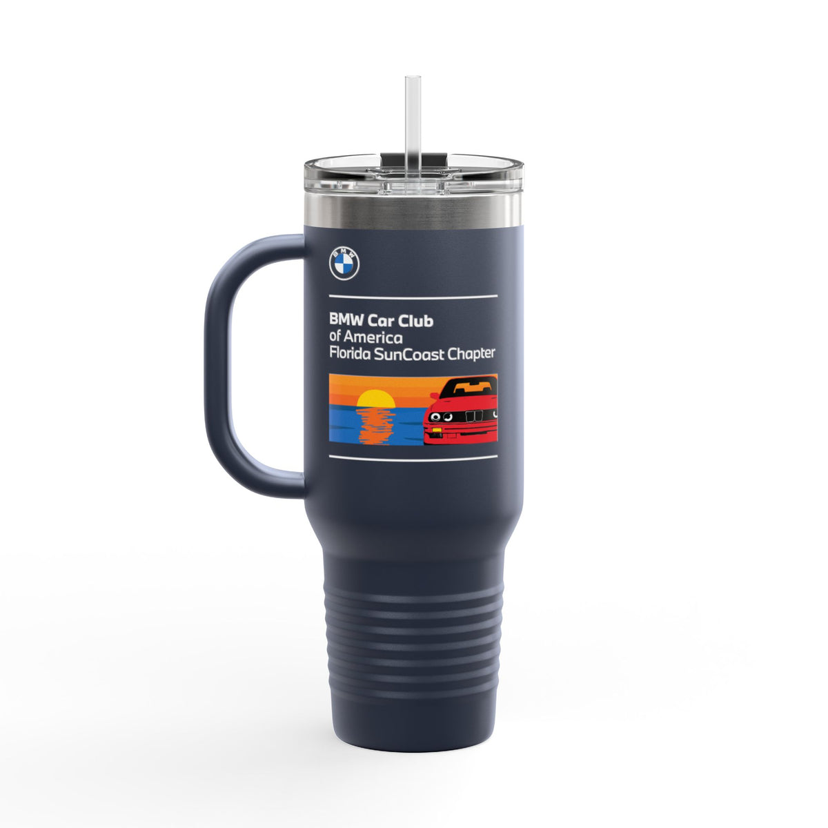 BMW Car Club of America Florida SunCoast Chapter 40 oz. Travel Mug