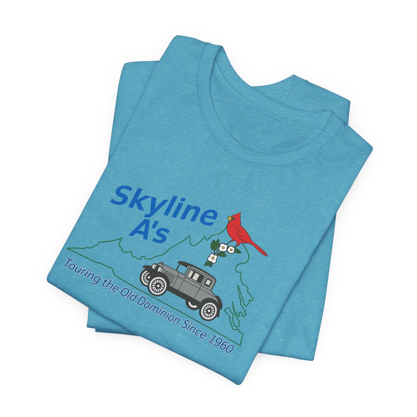 Skyline A's Virginia Roadtrip T-Shirt – "Touring the Old Dominion Since 1960"