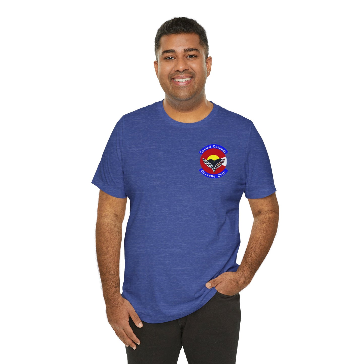 Central Colorado Corvette Club T‑Shirt — Front and Back Logos