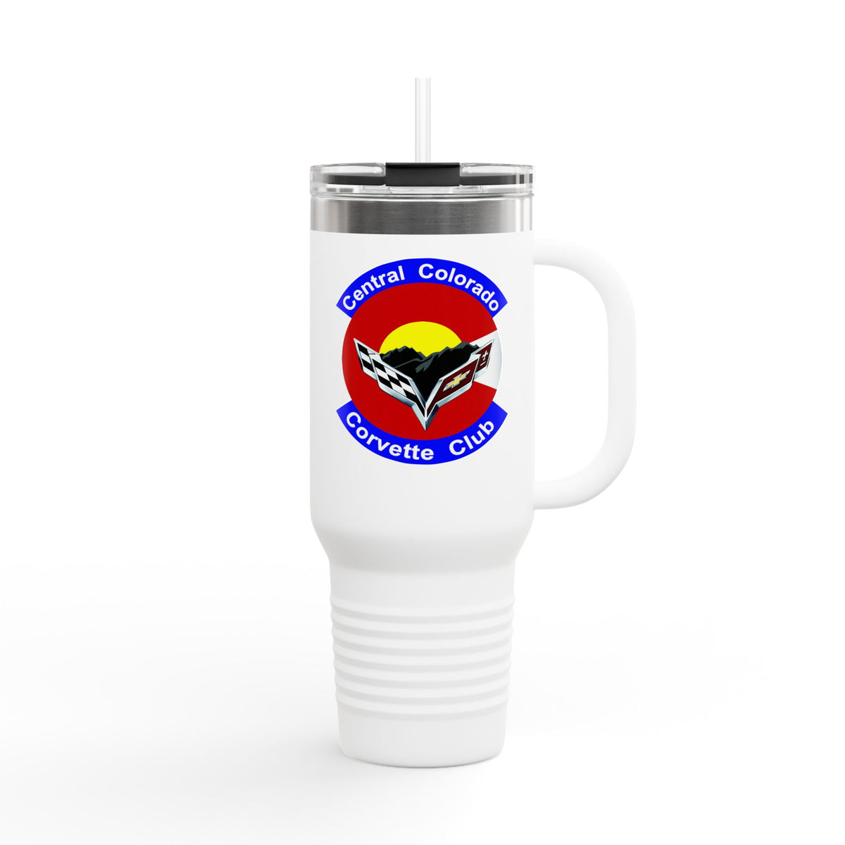 Central Colorado Corvette Club - Logo 40oz Insulated Travel Mug