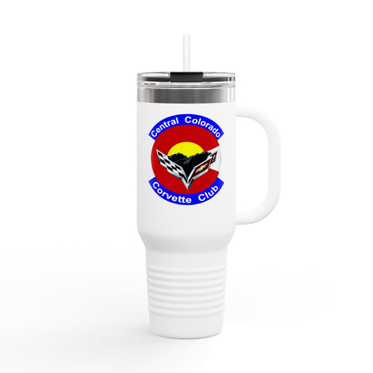 Central Colorado Corvette Club - Logo 40oz Insulated Travel Mug