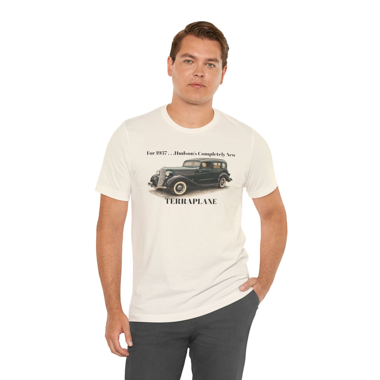 1937 Hudson Terraplane Classic Auto T‑Shirt - Unisex Jersey Short Sleeve Tee
