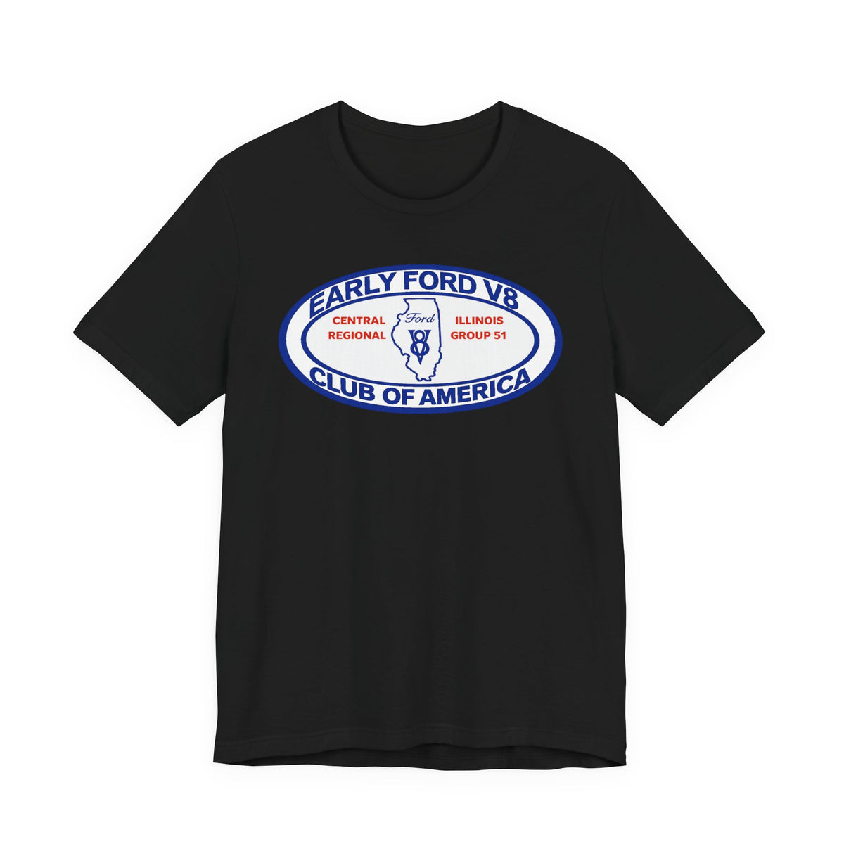 Central Illinois Early Ford V8 T‑Shirt — Unisex Soft Short Sleeve Tee