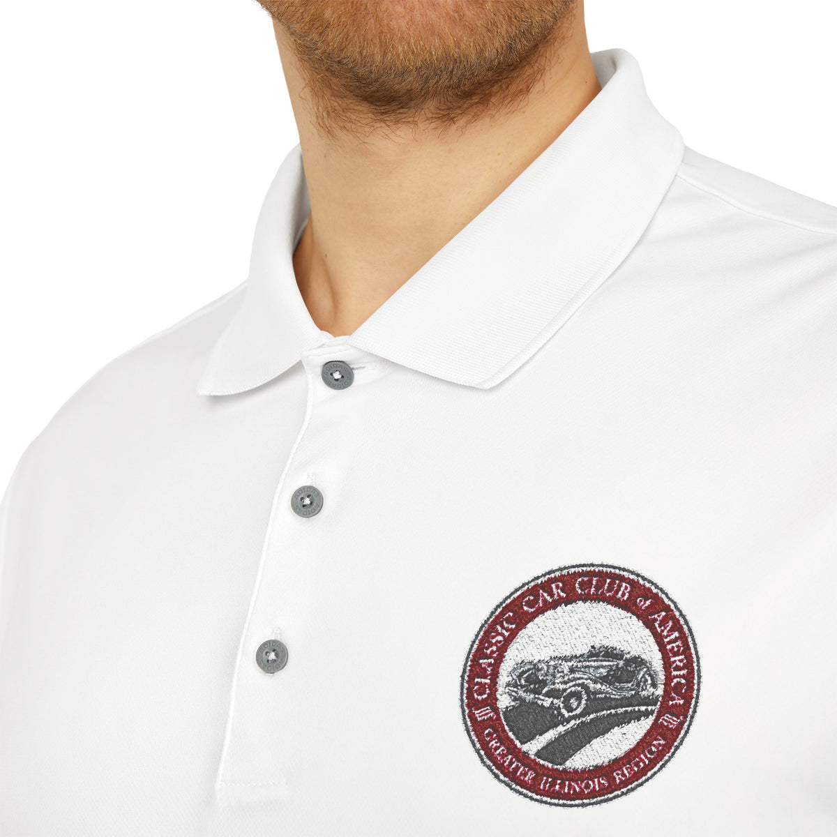 Classic Car Club of America Greater Illinois Region adidas Unisex Performance Polo
